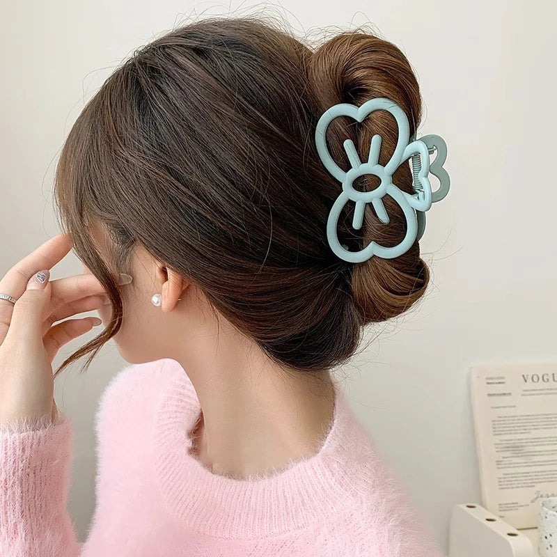 2024 Butterfly Hair Clip Hairpins for Women Girls French High Sense Acetate Hair Claw Trendy Barrettes Hair Accessories
