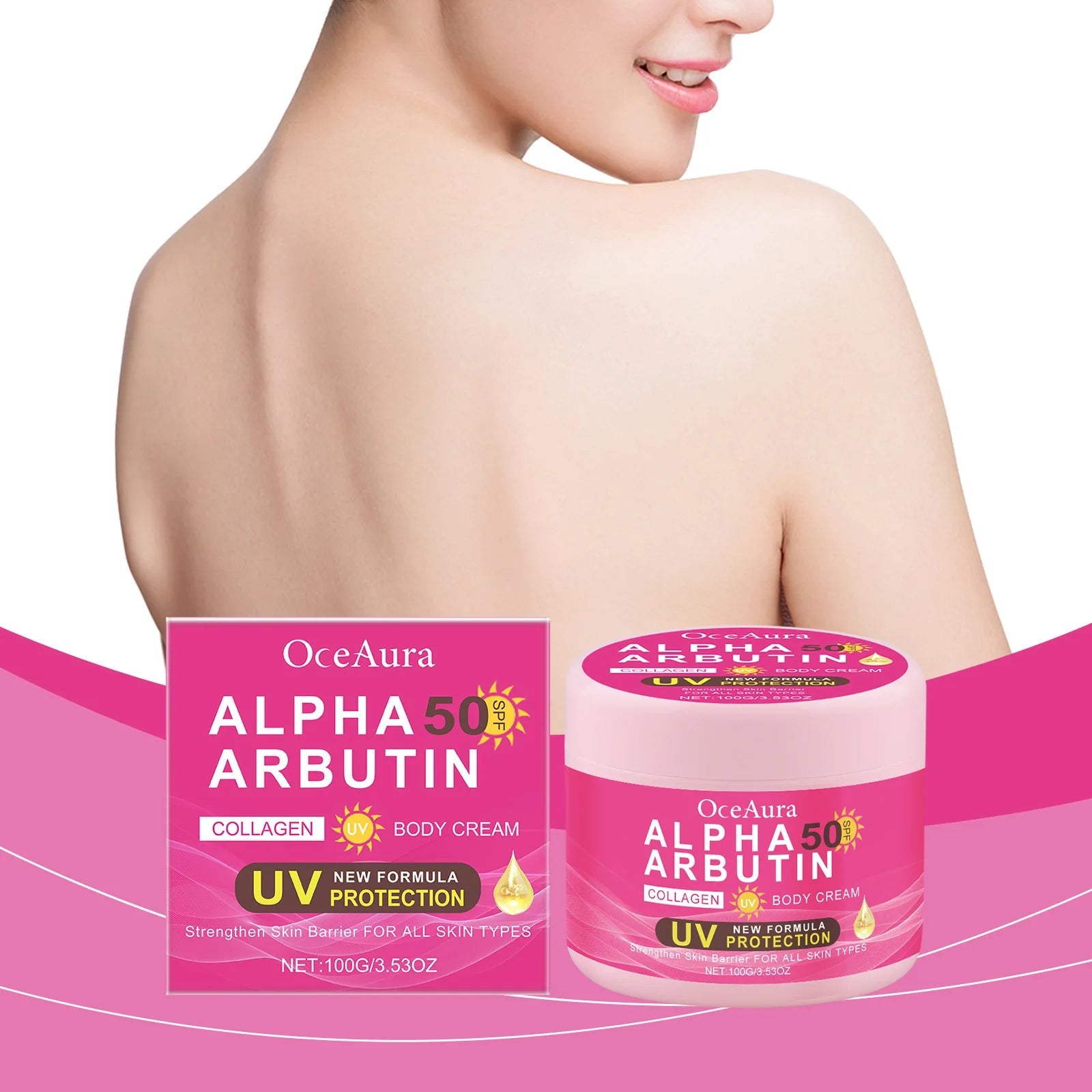 Alpha Arbutin Body Cream Repair Rough Dullness Anti Drying Body Moisturizer Uv Protection Reduce Melanin Skin Brightening Lotion Viralgem Store