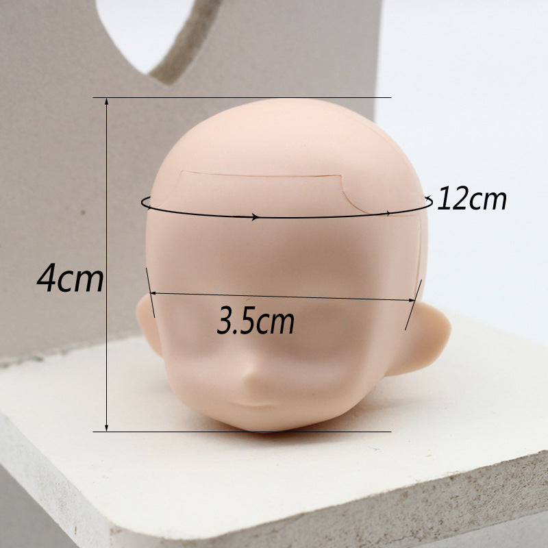 4 Pieces/ Set GSC Doll Face No Make Up Accessories for 1/8 BJD Doll DIY Toy for Children Elf or Human Face Send In Random