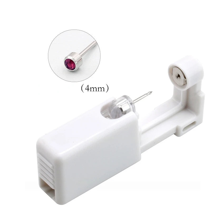 1PC Disposable Sterile Ear Piercing Unit Cartilage Tragus Helix Piercing Gun NO Pain Piercer Tool Machine Kit Stud Body Jewelry Viralgem Store