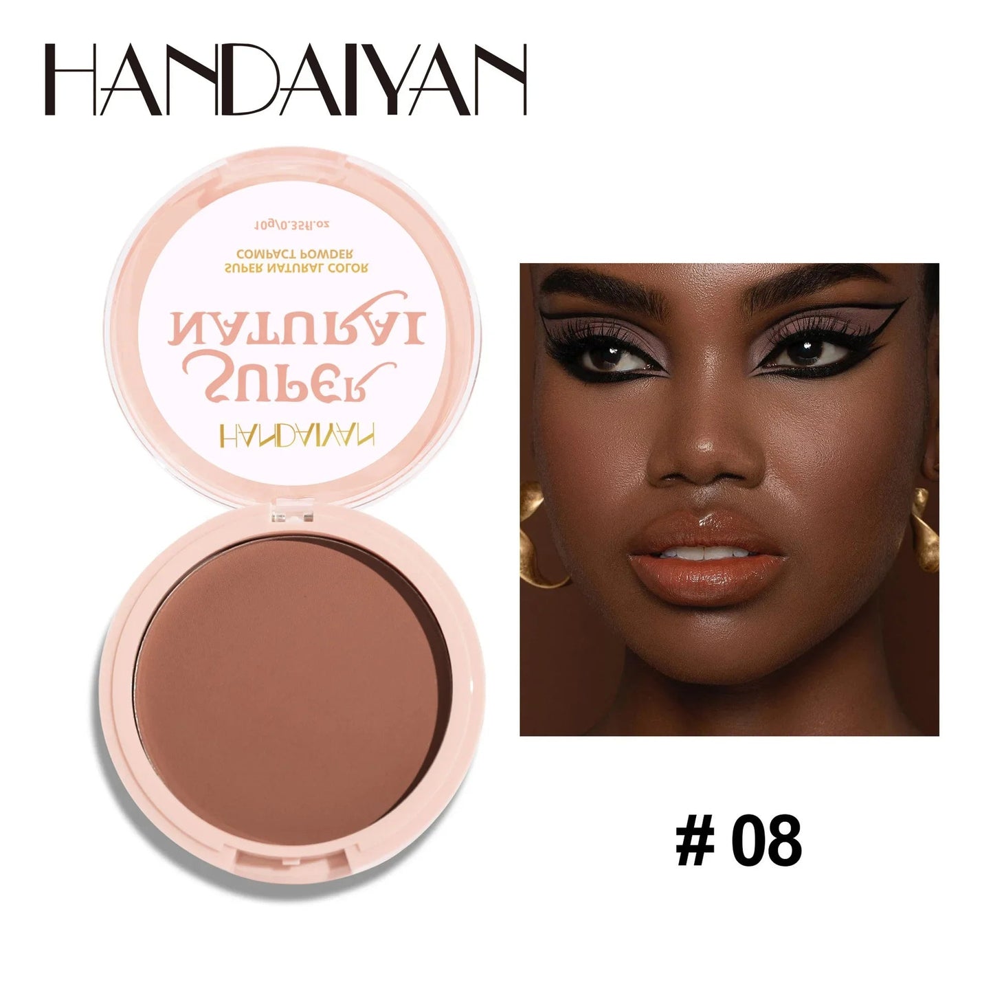 8 Color Matte Face Pressed Powder 24 Hours Oil Control Natural Setting Powder Foundation Full Coverage Waterproof Lasting Makeup Viralgem Store