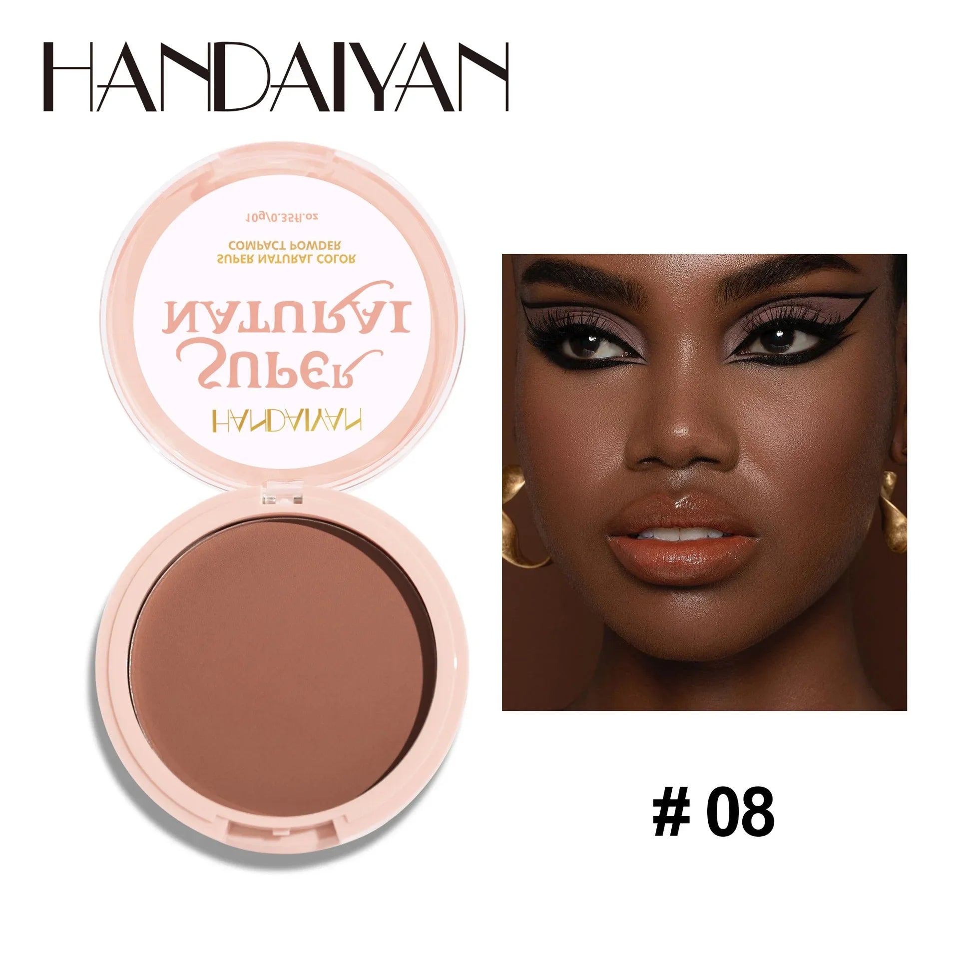 8 Color Matte Face Pressed Powder 24 Hours Oil Control Natural Setting Powder Foundation Full Coverage Waterproof Lasting Makeup Viralgem Store