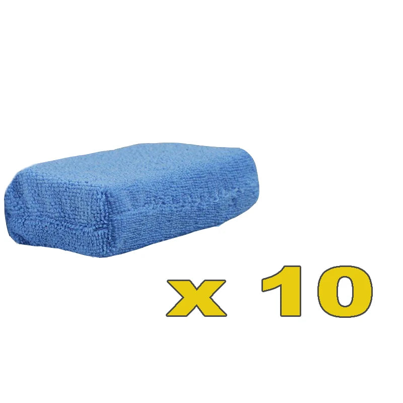 1/10Pcs Car Wax Applicator Pads Microfibre Polishing Sponges Soft Auto Detailing Waxing Sponge Cleaning Foam Car Paint Care Pad Viralgem Store