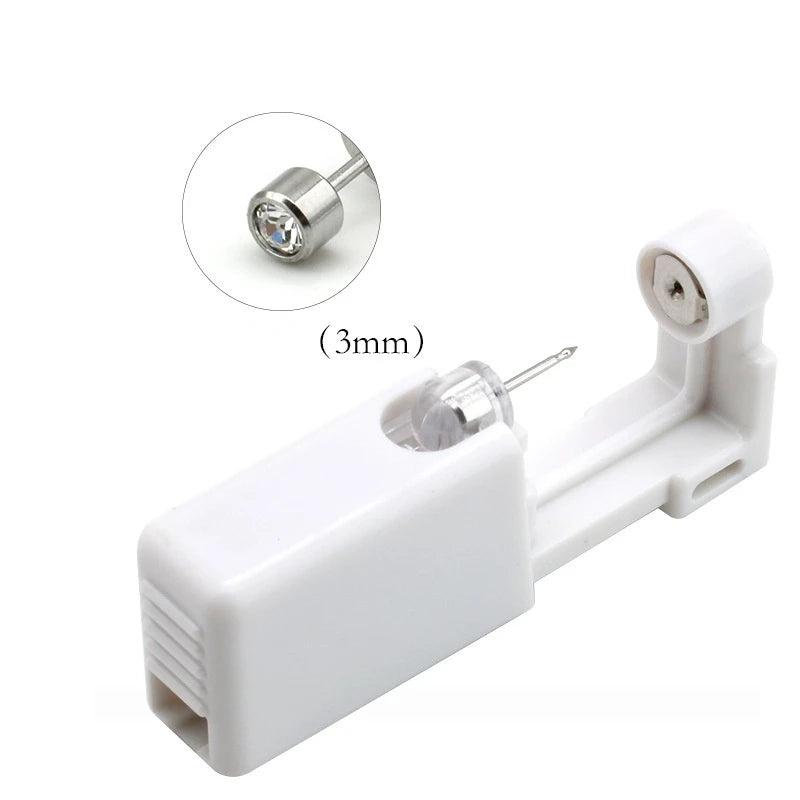 1PC Disposable Sterile Ear Piercing Unit Cartilage Tragus Helix Piercing Gun NO Pain Piercer Tool Machine Kit Stud Body Jewelry Viralgem Store