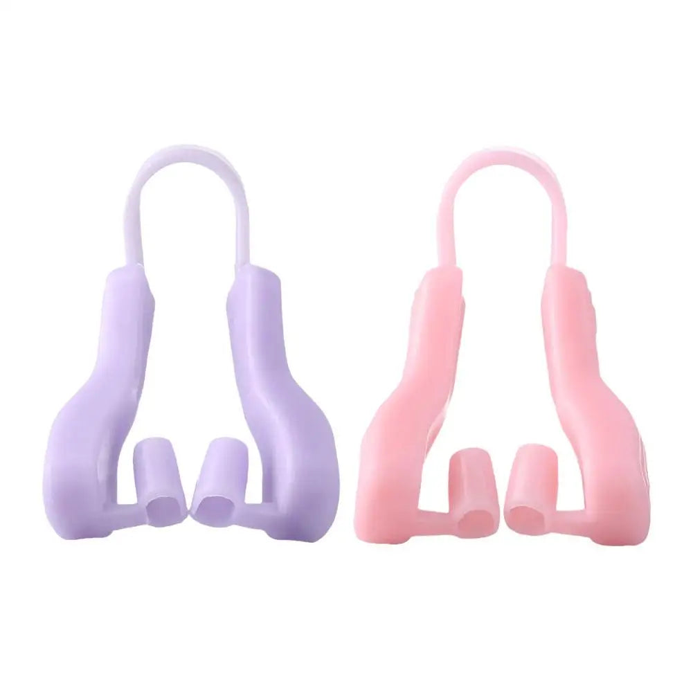 1pc Nose Shaper Clip Day And Night Dual Use Increased Nasal Bridge Soft Silicone Narrow Nose Reduce The Nasal Wing Beauty Tool