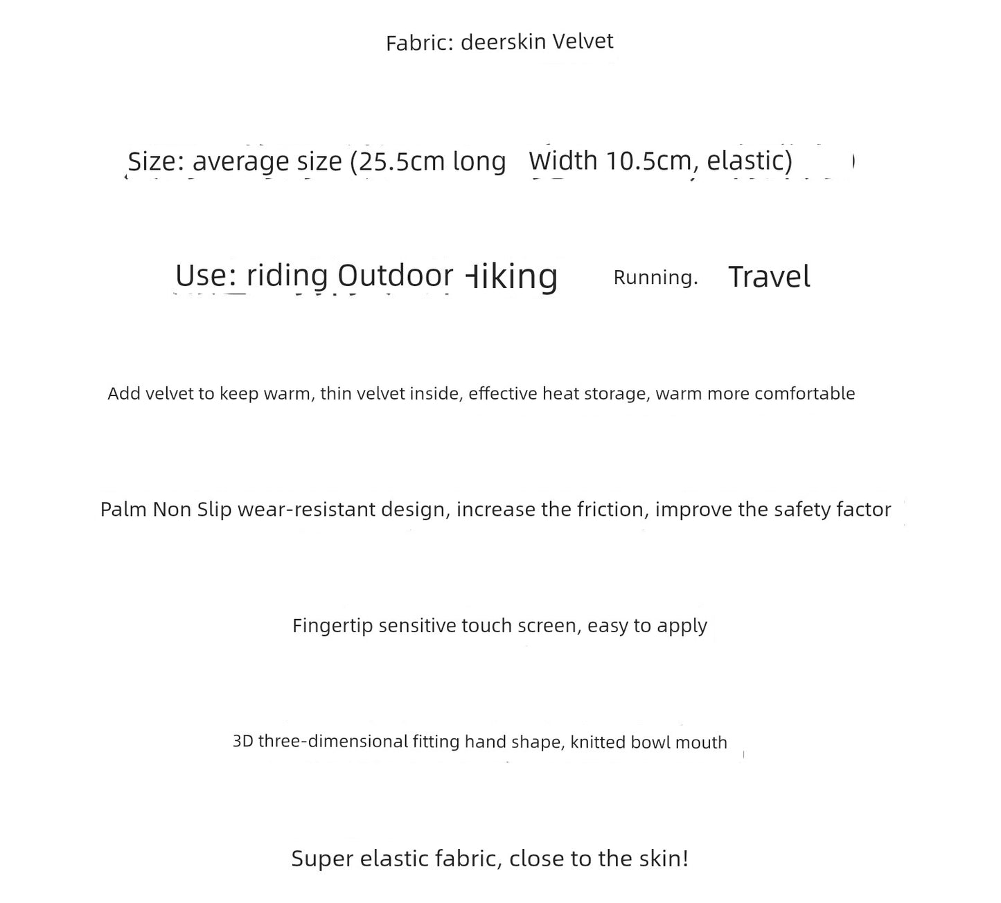 Suede Windproof Warm Men Driving Outdoor