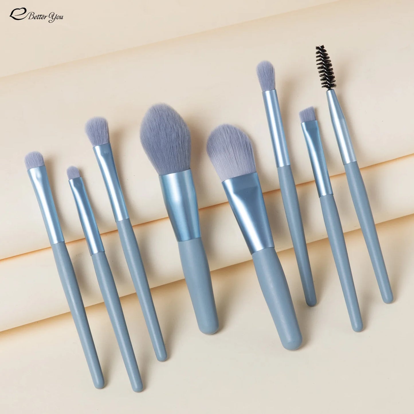 8Pcs Professional Makeup Brushes Set Cosmetic Powder Eye Shadow Foundation Blush Blending Concealer Beauty Make Up Tool Brushes