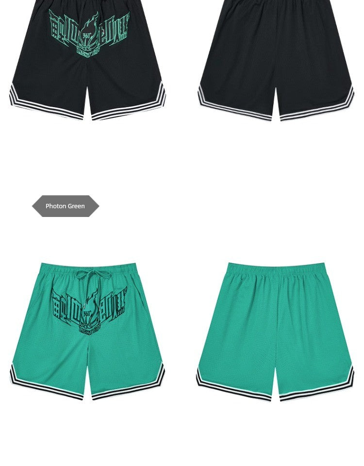 361 Degrees Men's Pants Sports Pants 2024 Summer New Arrival Men Breathable Quick-Drying 361 Loose Knitting Game Pants Basketball Shorts