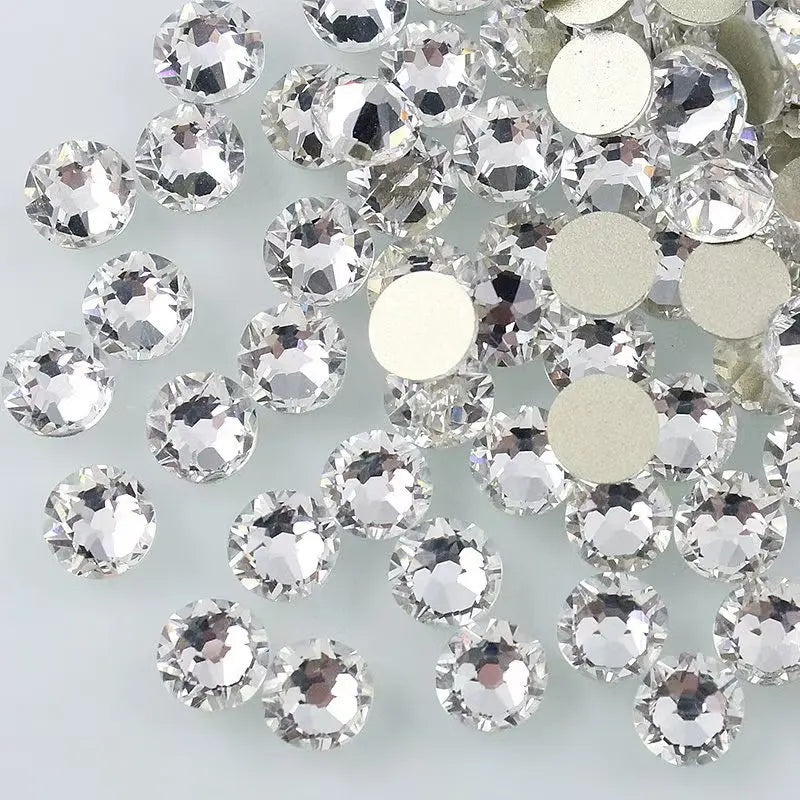 Super Shiny 3D Glass 16 Cut Facets 2088 Flatback Swarovsky DIY Nails Rhinestones Art Decoration Manicure Top Crystal Stones Gems