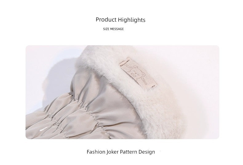 Women's K-style Electric Car Fleece-lined Thick Windproof Gloves Viralgem Store