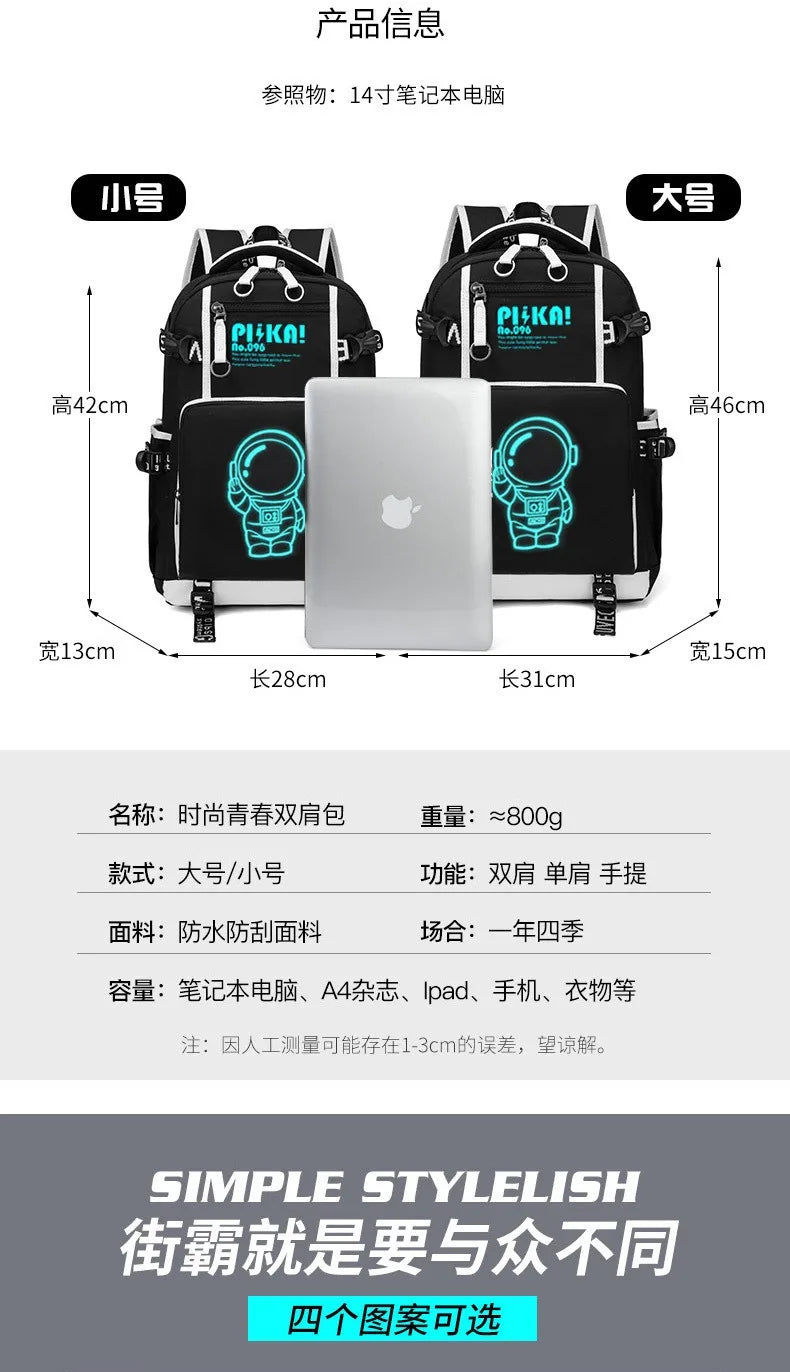 Waterproof Luminous Kids Backpack Children School Bags For Boys Orthopedic School Backpack Primary Schoolbag Book Bag Mochila Viralgem Store