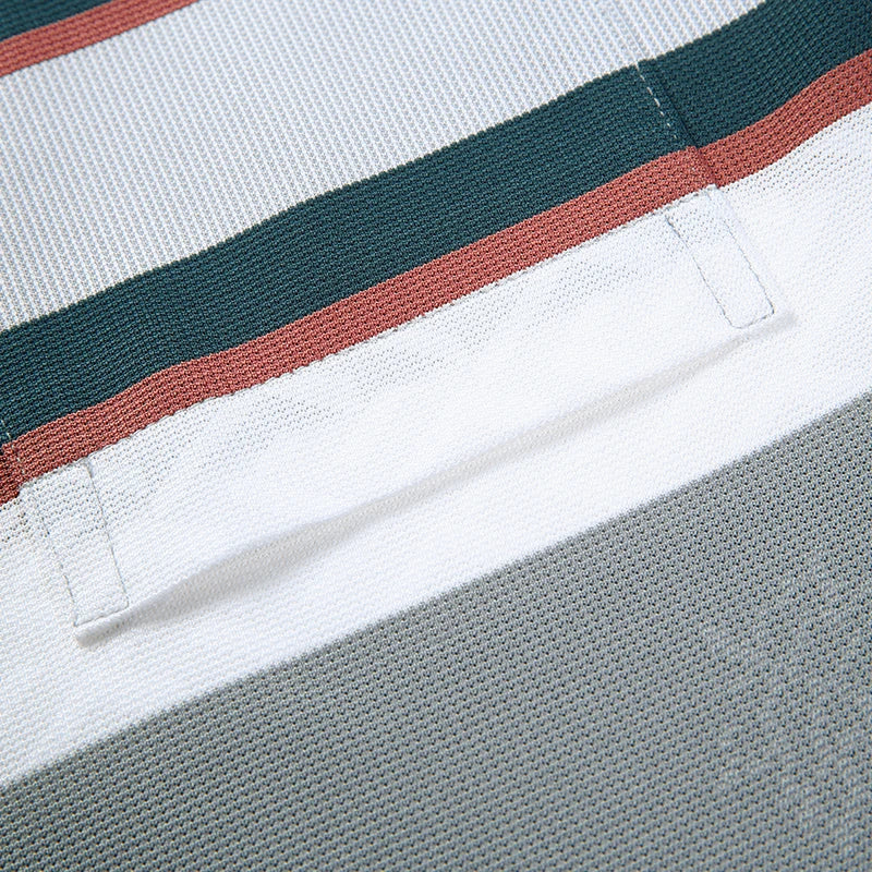 Top Grade Summer Brand Polo Shirts For Men Designer Summer Stripped Luxury Short Sleeve Slim Casual Tops Fashions Men Clothes Viralgem Store