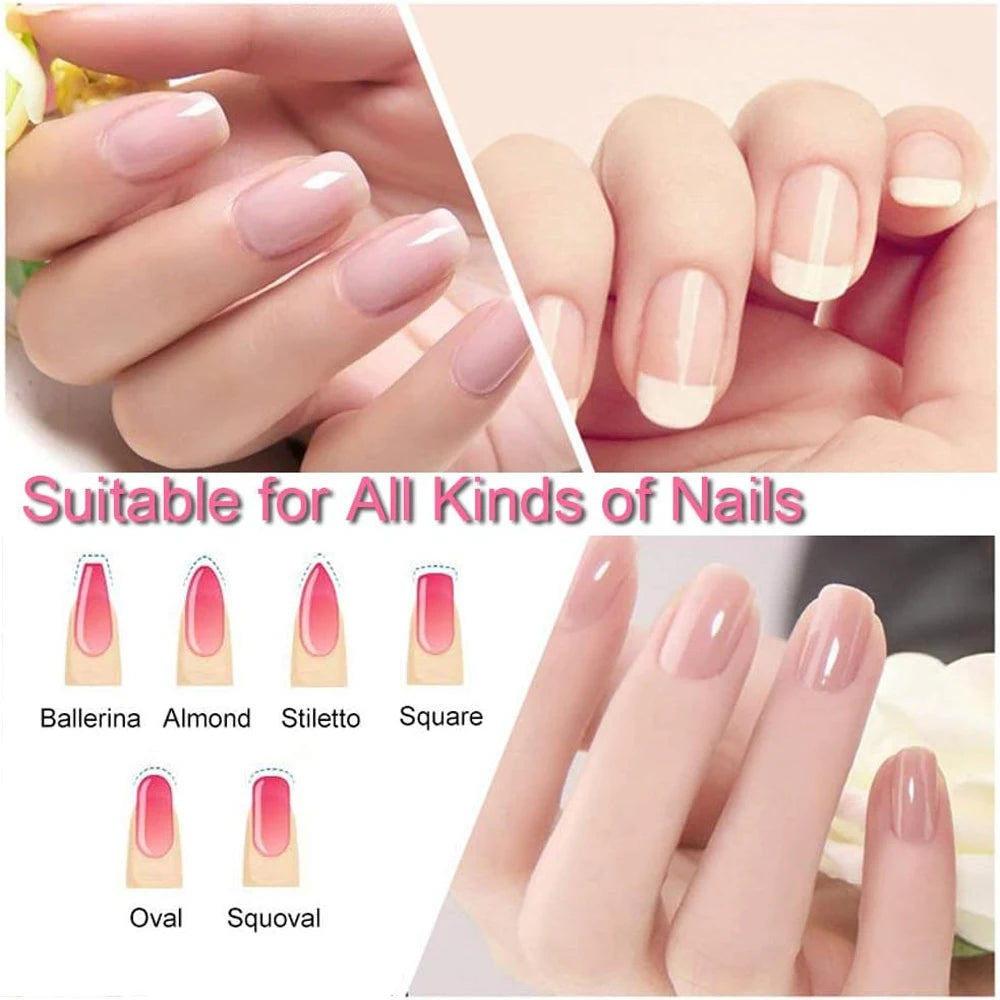 5pcs Glass Nail File Fingernail Files For Natural Nail Double-Sided Ombre Etched Travel Filer Professional Manicure Nail Tools *