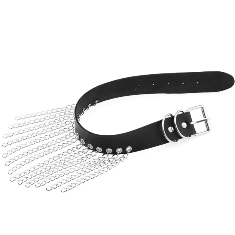 1Pc  Harajuku Cosplay Rivet Punk Rock Gothi Women Collar Sexy PU Leather Heart Cross Spike Hip Hop Bondage Choker Jewelry Bulk Viralgem Store