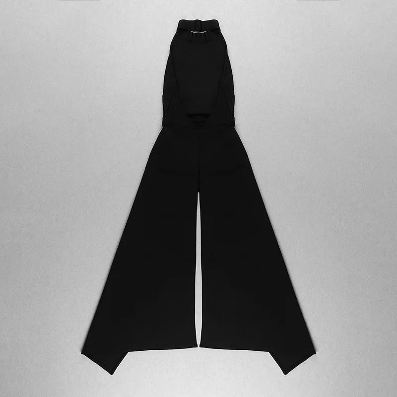 TWOTWINSTYLE Sexy Two Piece Set Women Halter Sleeveless Open Back Top High Waist Pleated Maxi Skirt Slim Women's Suit Summer New