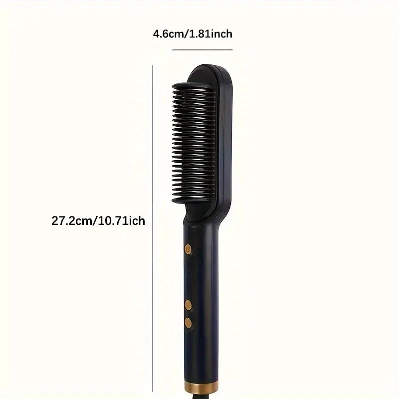 1 piece of straight hair comb, 2-in-1 electric straight hair curling styling tool, multifunctional straight hair straightener Viralgem Store