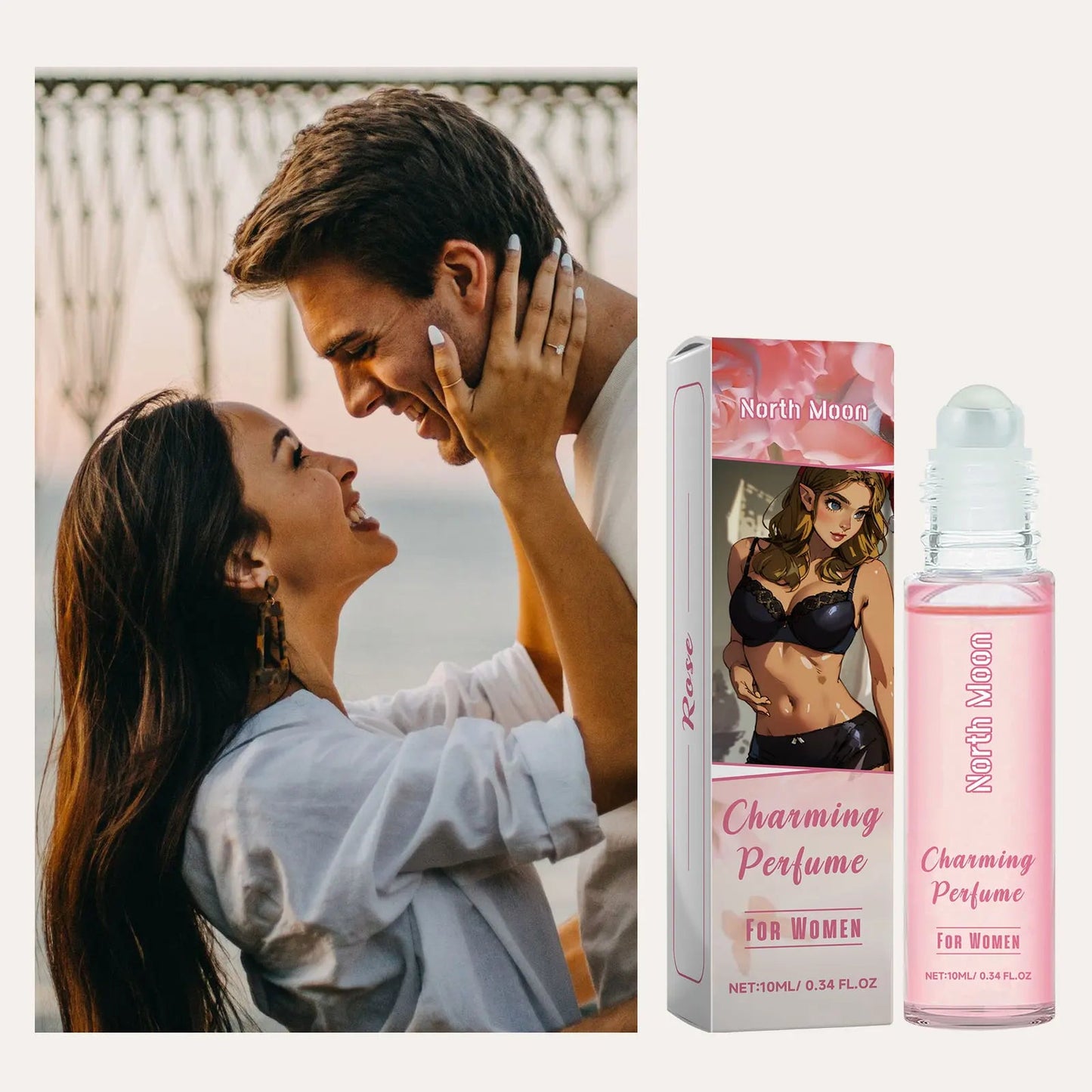 Women Pheromone Roll-On Perfume Increase Charming Floral Scent Lasting Fragrance Keep Freshing Romantic Dating Rose Light Perfum Viralgem Store