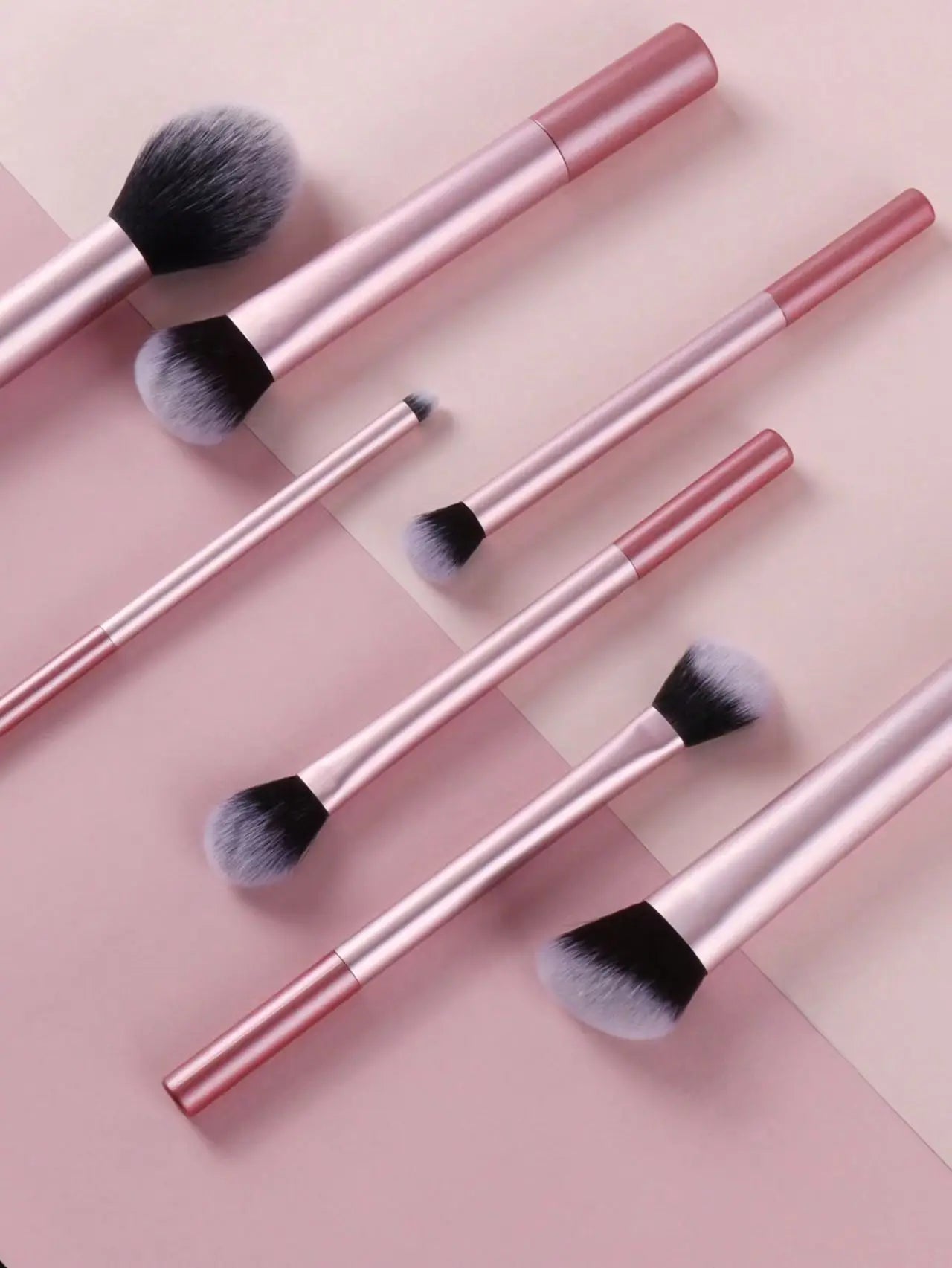 7 Professional Makeup Brush Set, Blush Brush, Loose Powder Brush, Concealer Brush, Eye Shadow Brush, Full Set of Travel Gift Set