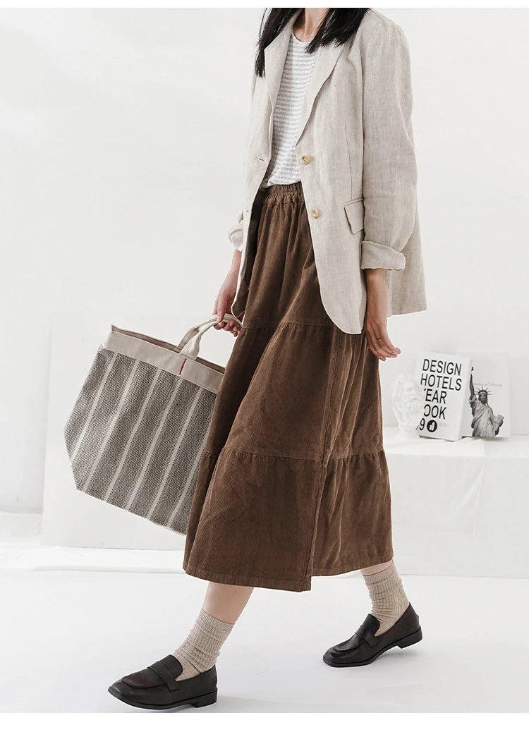 100% Linen Women Blazer Casual Notched Collar Long Sleeve Singgle Breasted Office Lady Outerwear Stylish Tops Retro Coat Viralgem Store