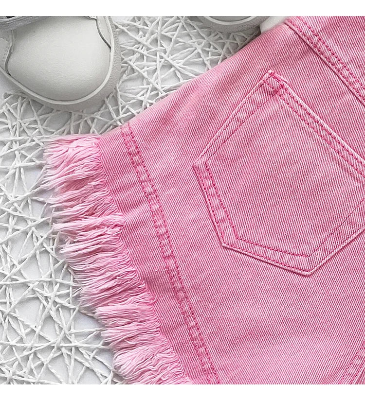 White Denim Shorts Women New High-Waist Ripped Fringed Burr Hot Pants 2023 Summer Loose Wide-Leg Korean Style Short Femme