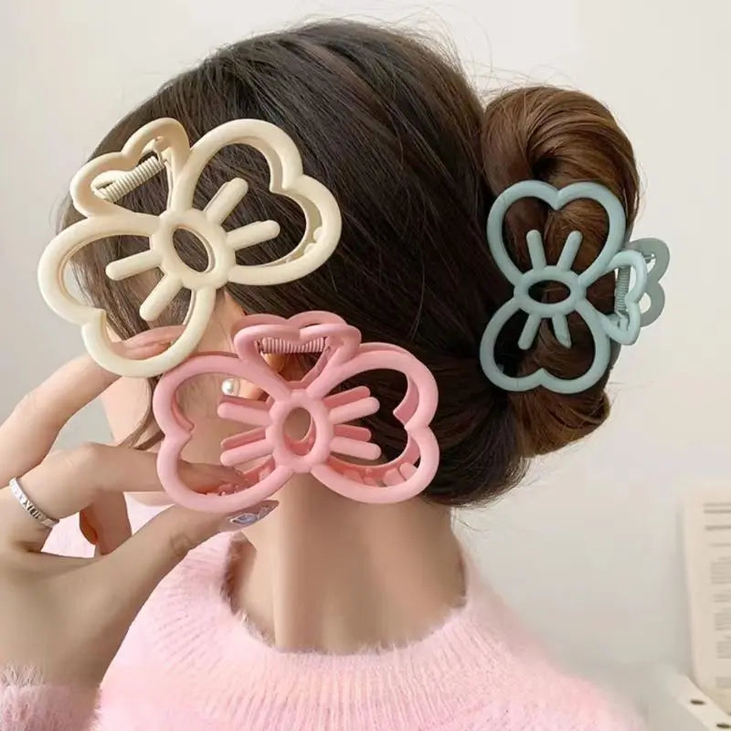 2024 Butterfly Hair Clip Hairpins for Women Girls French High Sense Acetate Hair Claw Trendy Barrettes Hair Accessories