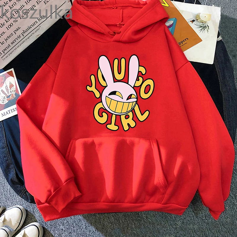 The Amazing Digital Circus Jax Hoodies Fashion Women Harajuku Funny Kawaii Hoodies Unisex Casual Vintage Pullovers Sweatshirts