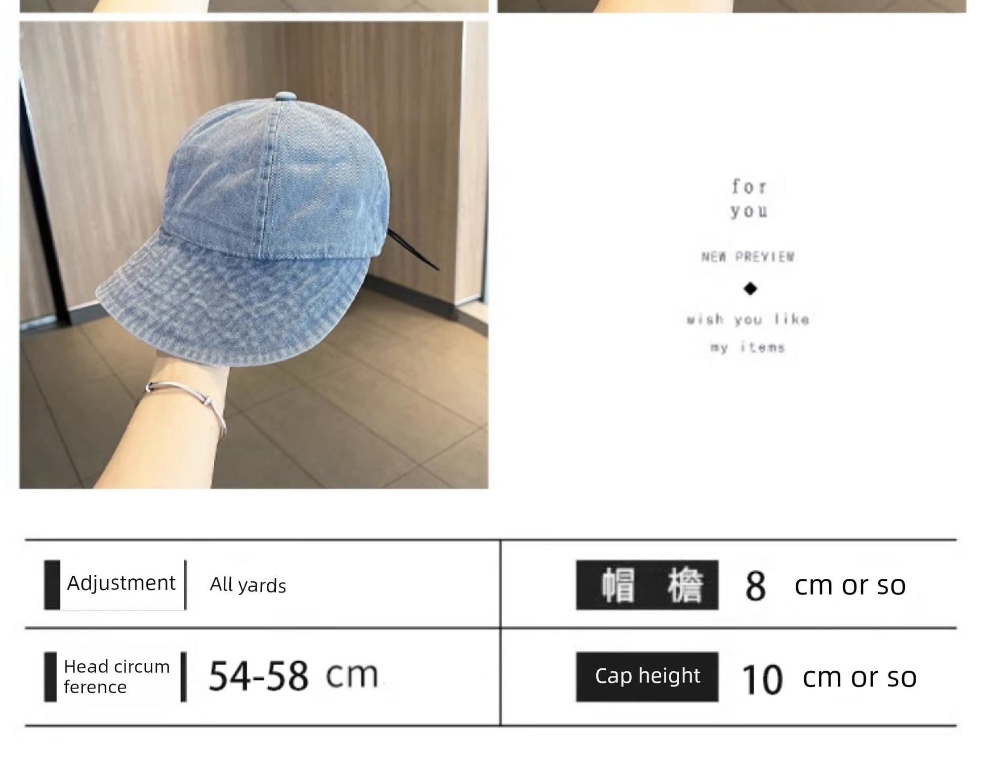 Sun Hat Denim Women Foldable Easiest for Match Peaked Cap Viralgem Store