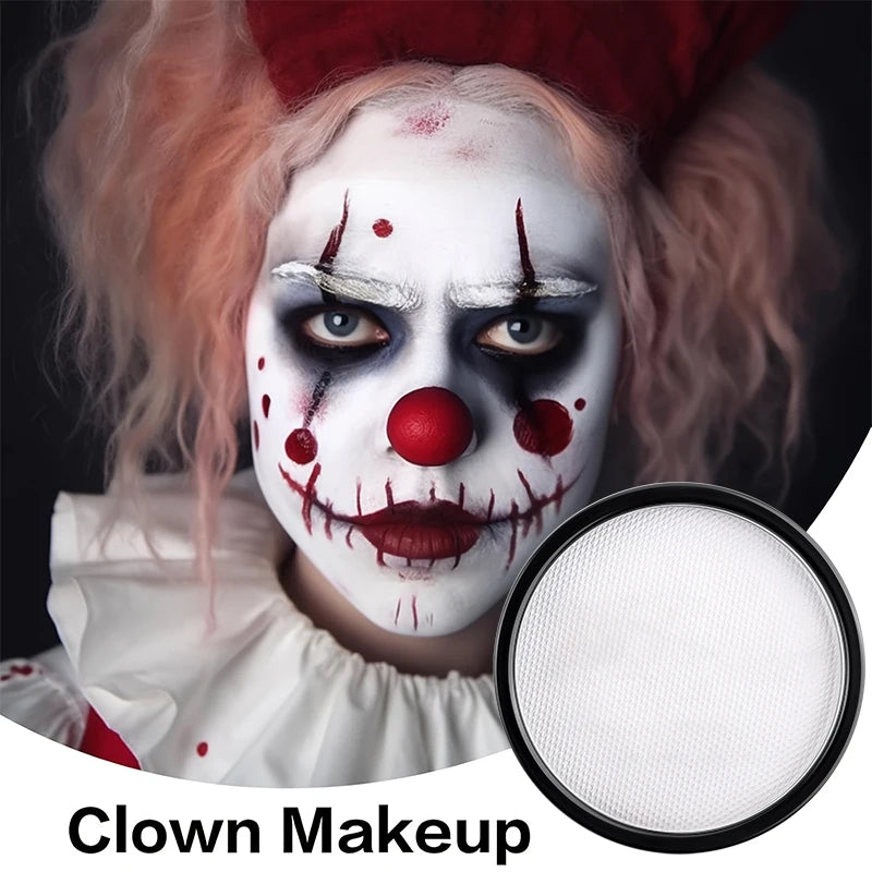 30G Water Solubility Monochromatic Body Paint Black And White Makeup Face Paint Halloween Party Waterproof Makeup Body Painting
