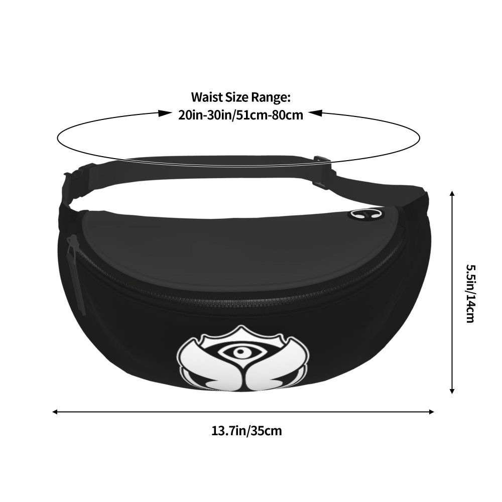 Tomorrowland Party Fanny Bag Customized Electronic Music Crossbody Waist Pack Women Men Traveling Phone Money Pouch Viralgem Store