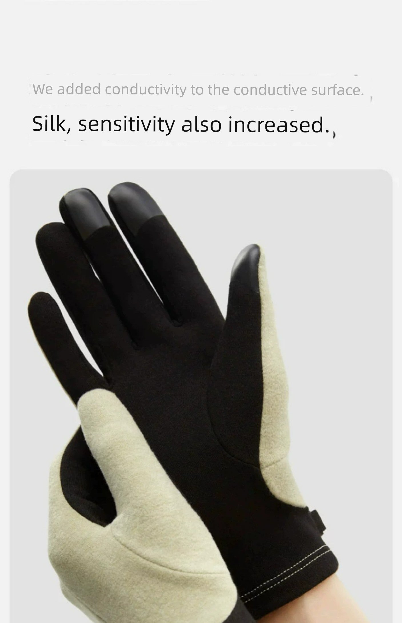 [Same Style as Zhou Dongyu] Banana Inner Hot Leather 301 + Gloves Touch Screen Cycling Skiing Outdoor Keep Warm Men and Women Winter Viralgem Store