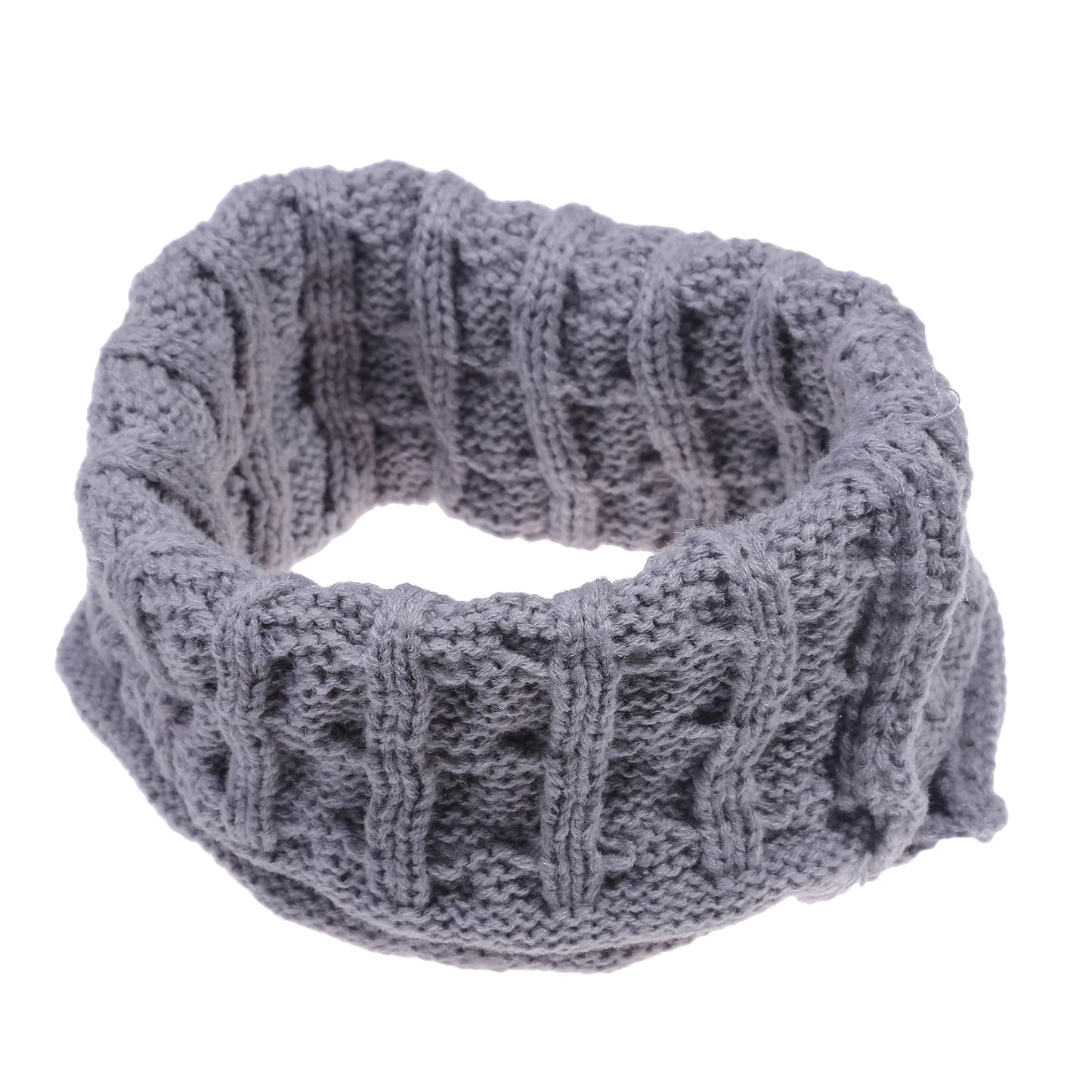 3PCS/Set Kid Winter Hat Scarf Mittens Set Toddler Knitted Girls Children Skin-Friendly Neck Warmer Boys Wool Outdoor Warm Gloves