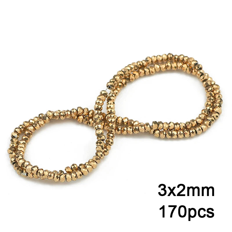 3A+ Retention Color Various Shapes Star Heart Hematite Natural Stone Plated Loose Gold Beads For Jewelry Making Diy Bracelets