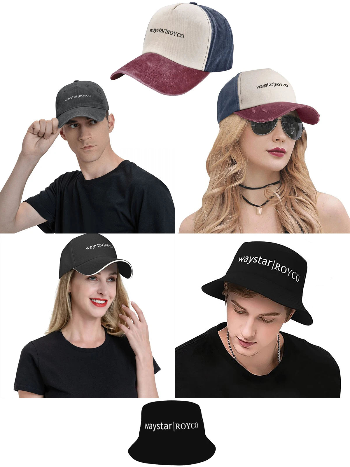 Waystar Royco Merch Men Women Baseball Cap Distressed Denim Hats Cap Vintage Succession TV Series Snapback Hat Casquette Viralgem Store