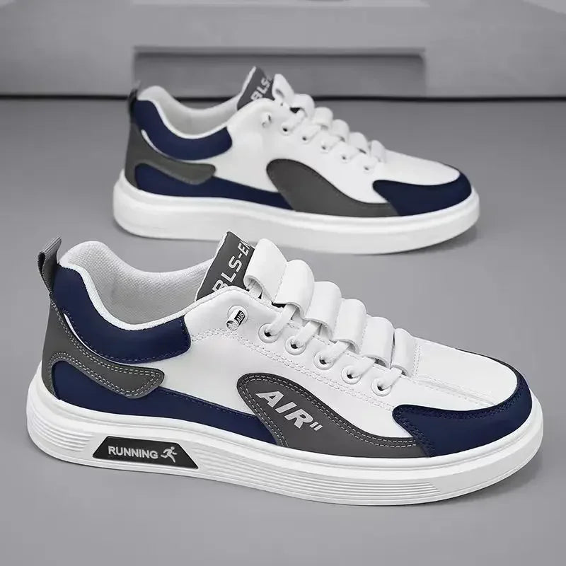 Trend 2025 New Men's Shoes Leather Fashion Low-top Men's Casual Trendy Shoes Running Sports Viralgem Store