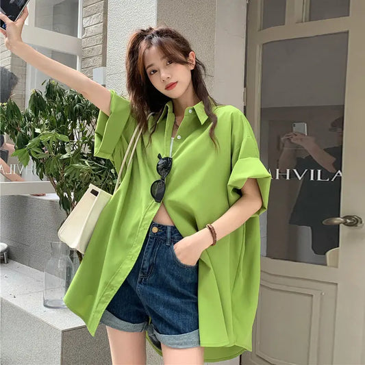 XEJ Elegant and Youth Woman Blouses Oversize Shirts Woman Summer Women's Clothing Spring 2022 Short Hand Shirt Youth Blouses