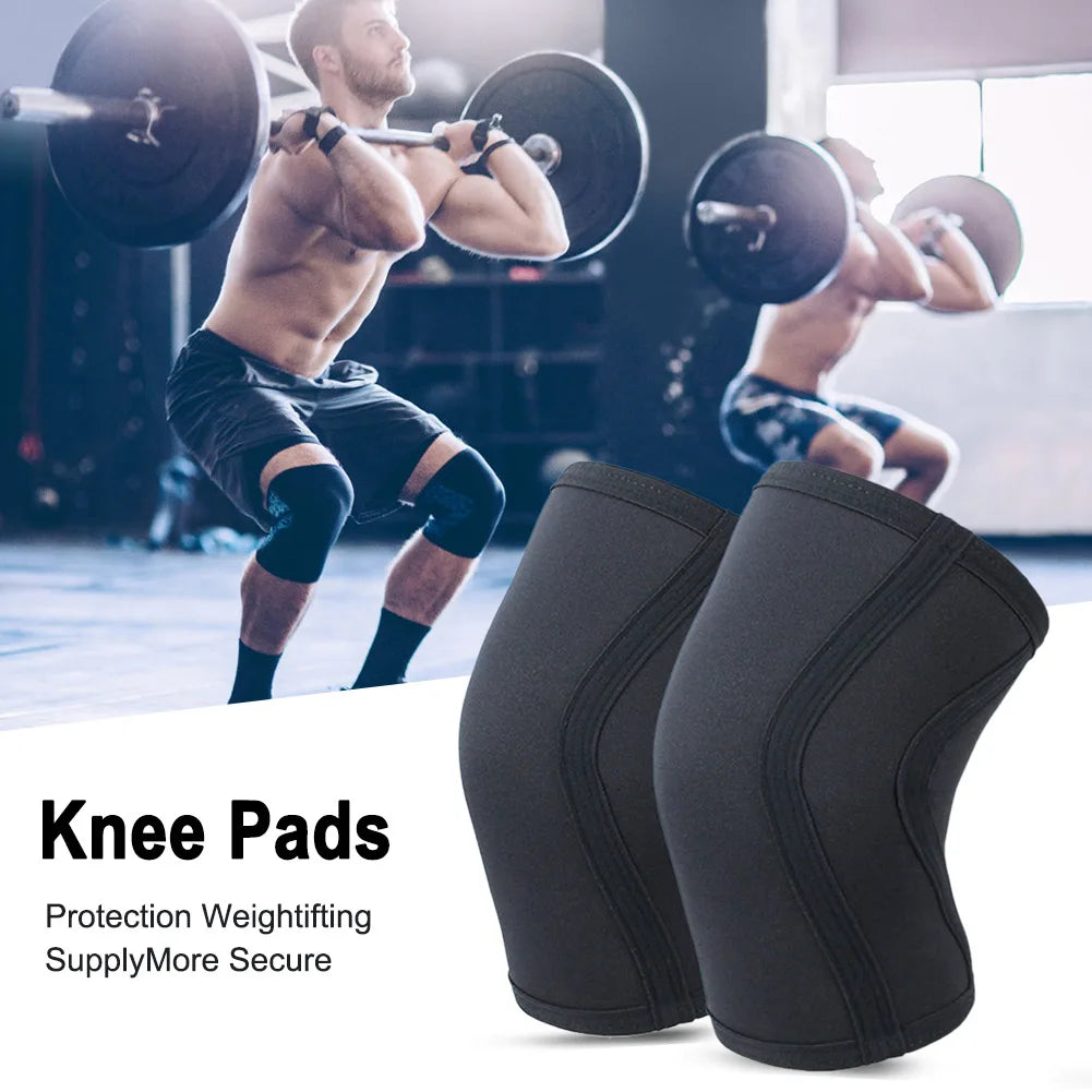 1 PC Squat 7mm Knee Sleeves Pad Support Men Women Gym Sports Compression Neoprene Knee Protector Fitness Gym Fit Weightlifting