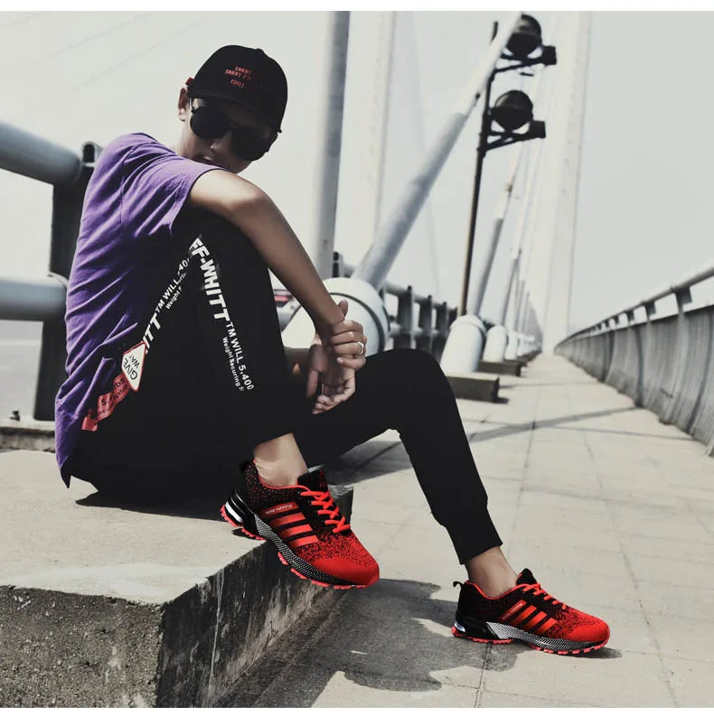 Summer Shoes for Men Sneakers Fashion Running Sports Shoes Breathable Non-slip Walking Jogging Gym Shoes Women Casual Loafers