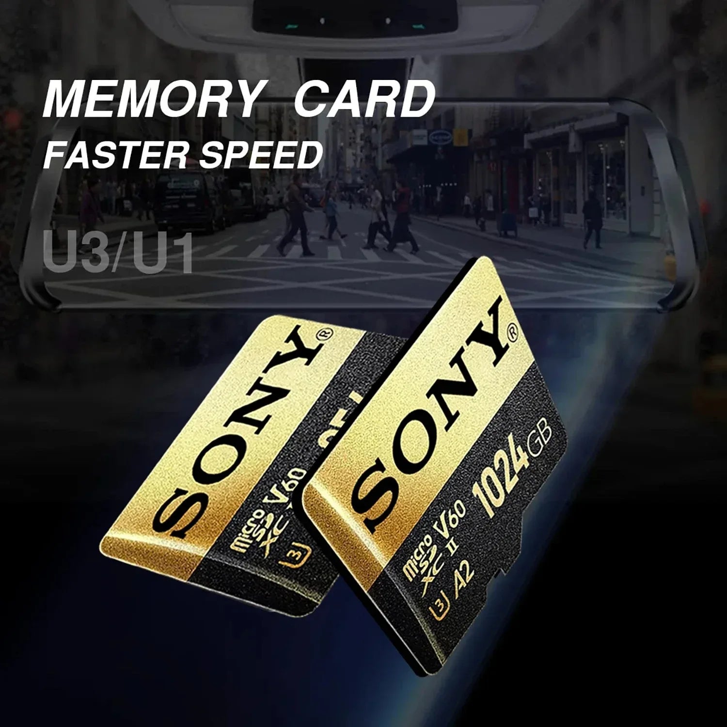 SONY Micro SD TF Card Mini 1TB Memory Card Class 128GB 256GB High Speed Cartao De Memoria Flash Memory TF Mecard C10 For Xiao Mi Viralgem Store