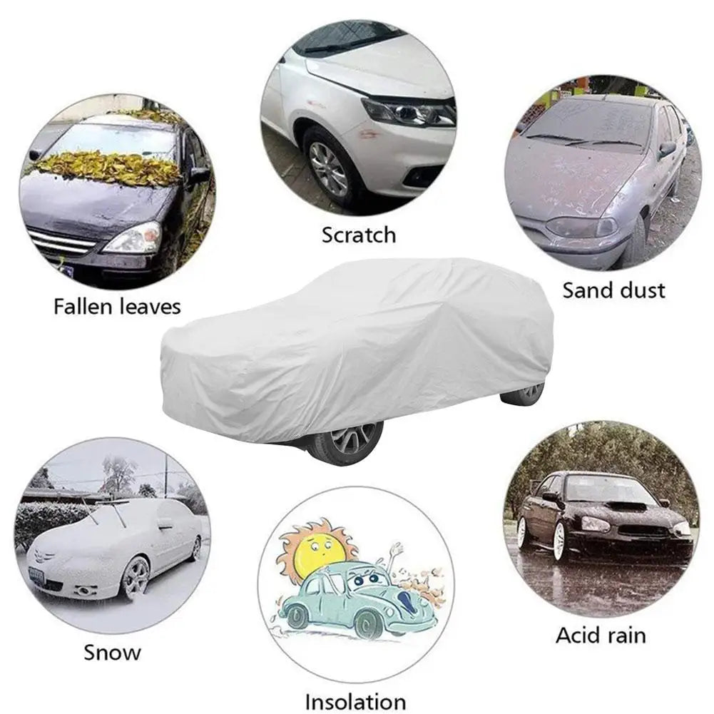 Universal Car Cover UV Protection Sun Cover Sunshade Waterproof Dustproof For Sedan Scratch-Resistant Sedan Suit SUV Car