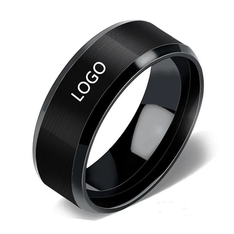 1MM Thin Stainless Steel Silver Color Couple Ring Simple Fashion Rose Gold Color Finger Ring For Women Charm Jewelry Gifts