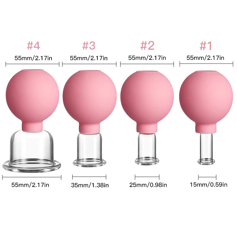 Vacuum Cupping Chinese Therapy Set Jars Anticellulite Professional Suction Cup Body Face Massager Facial Face Sucker Health Care Viralgem Store