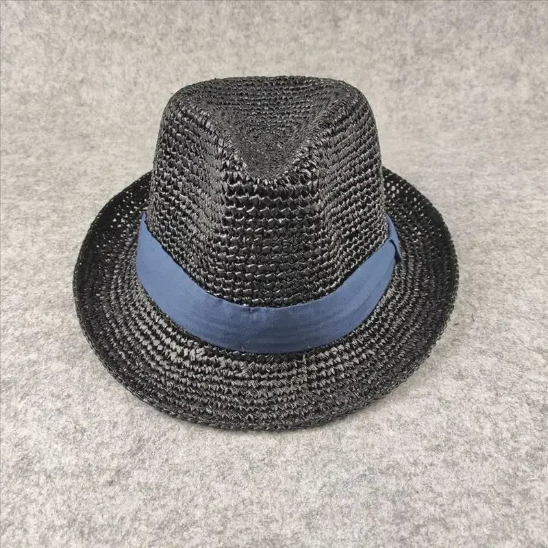 XL Large Size 61cm Panama Straw Hat for Woman and Man Foldable Straw Woven Sun Hat UPF 50+ Uv Sun Protection Shading Summer  Hat