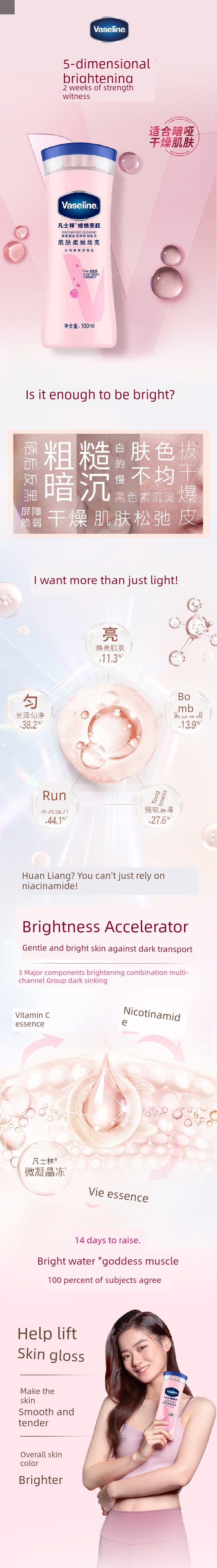 Vaseline Vaseline Moisturizing Whitening Body Lotion