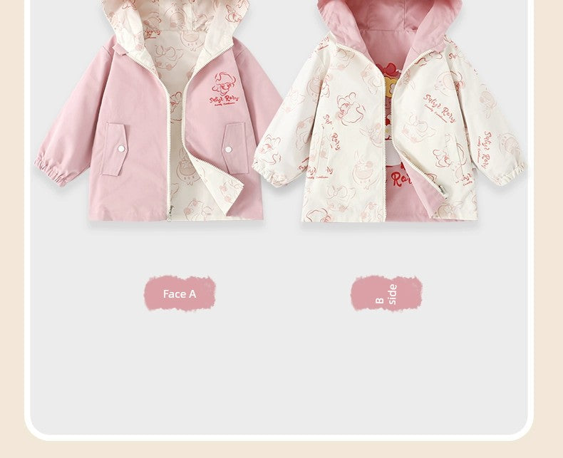 Women's Spring and Autumn Hooded Girl Infant Clothes and Coat Viralgem Store