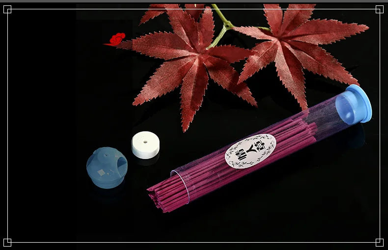 1Box about 50Pcs Mini Incense Stick with A Small Holder Lots of Scents