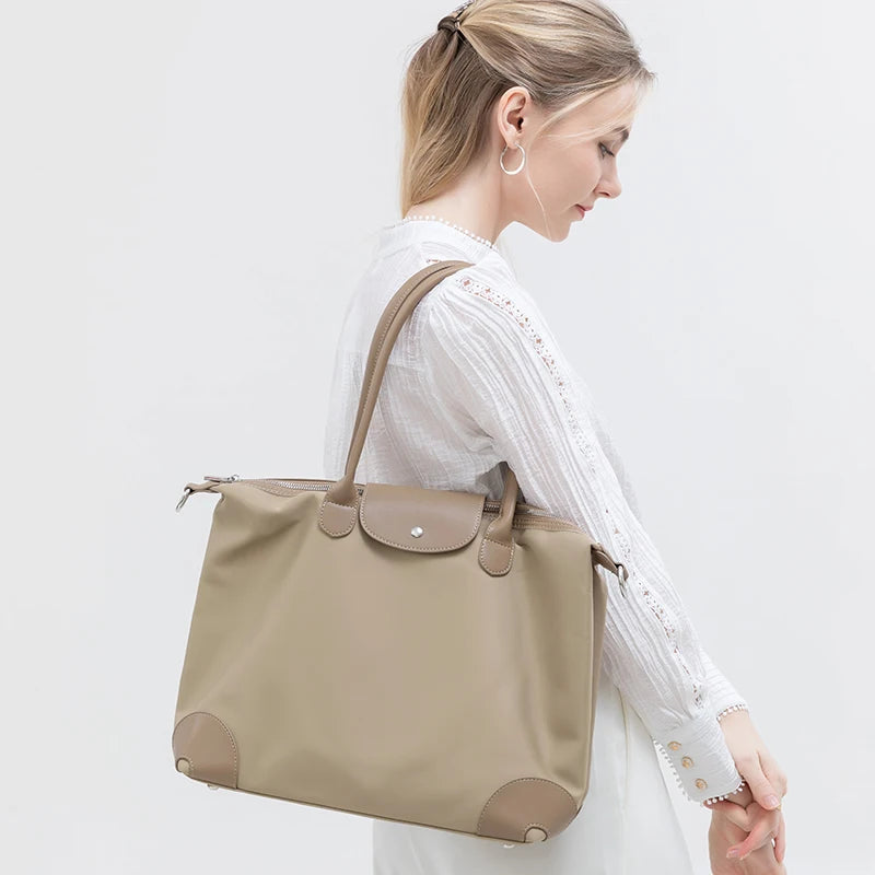 Women's Tote Bag Large Capacity Waterproof Oxford Cloth Women Shoulder Bag Luxury Designer Crossbody Bags Foldable Handbags Viralgem Store