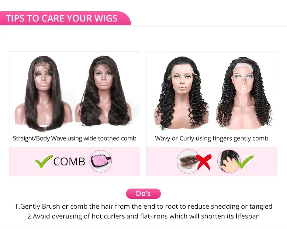 4C Edges 13x4 Water Wave HD Lace Front Human Hair Wig Pre Plucked Glueless Wig Transparent Lace Frontal Wig With Curly Baby Hair