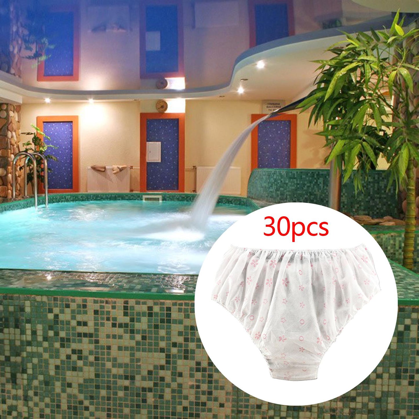 30 Pieces Disposable Panties Portable Breathable Individually Wrapped One Time Use Handy Briefs for SPA Hotel Waxing Women Men