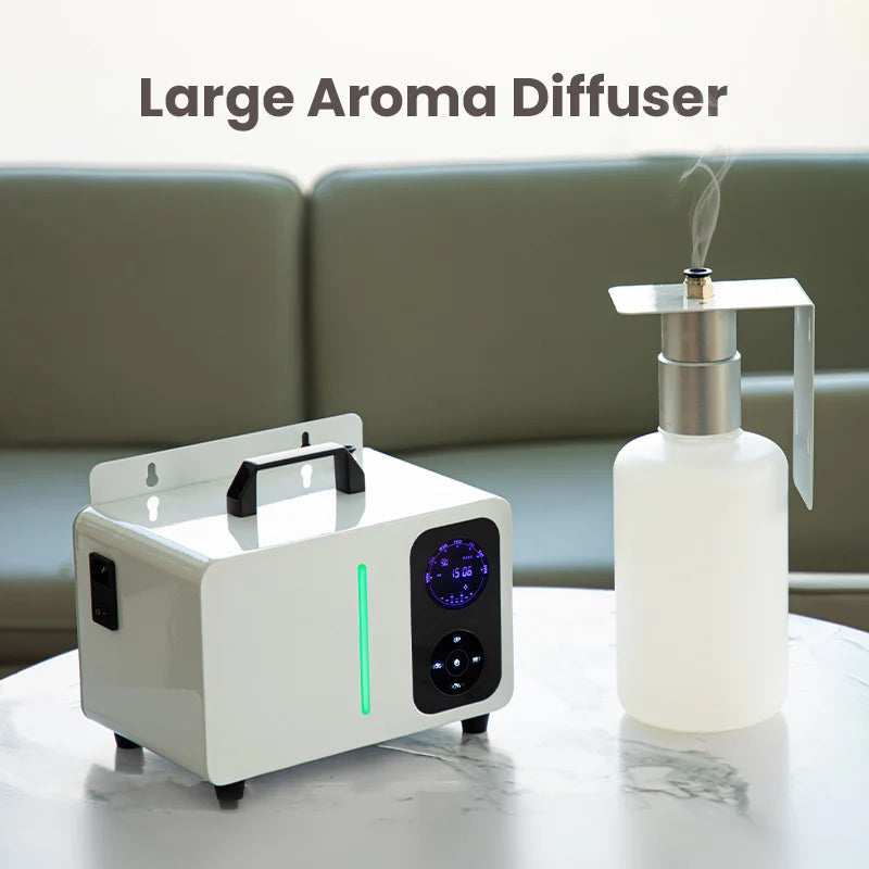 10000m³ Metal Aroma Diffuser 2000ML Perfume Flavoring Essential Oils Capacity Commercial Fragrance Electric Smell for Home WIFI Viralgem Store