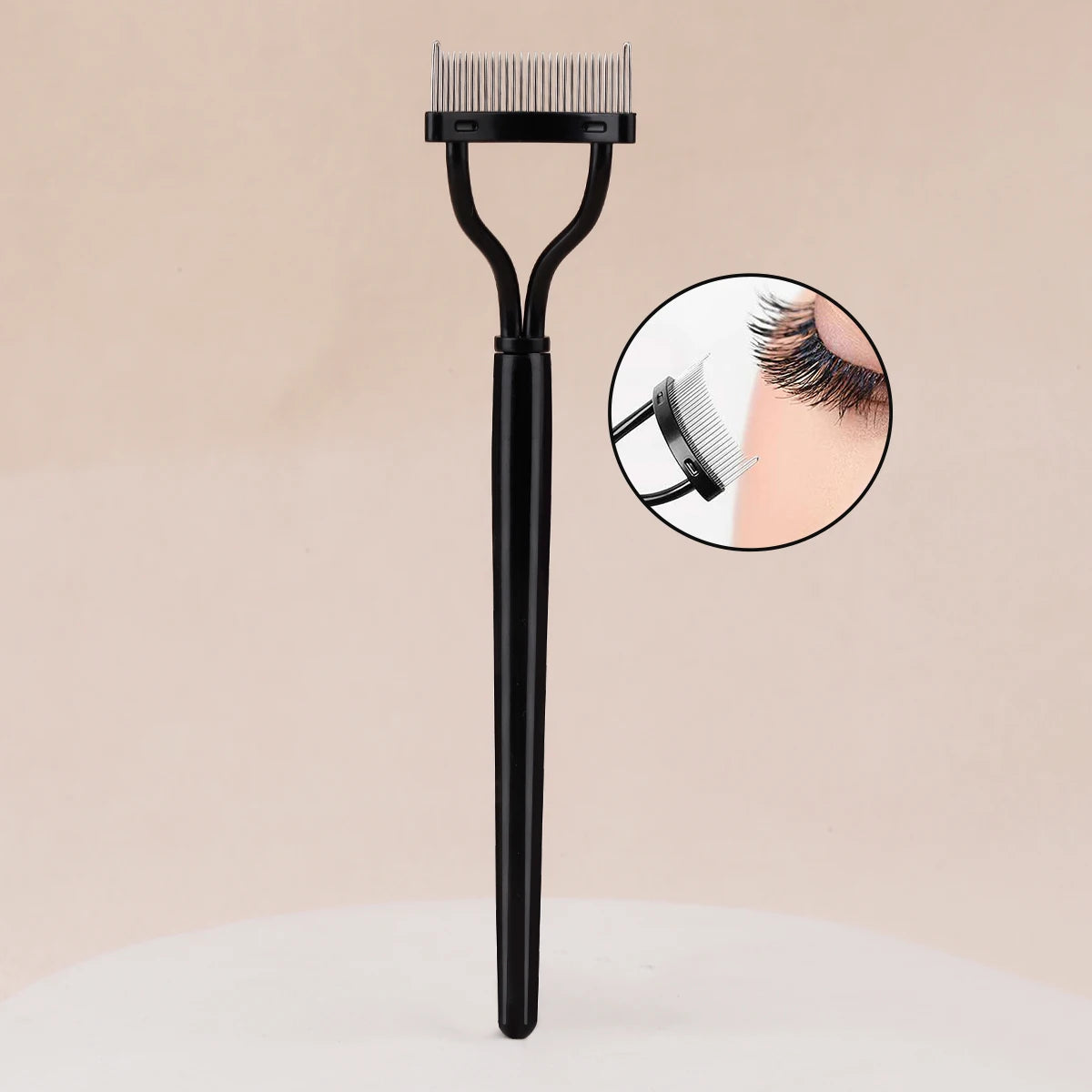 1/3 pcsPortable Eyelash Brush Comb  Eye Lash Stainless Steel Eyelash Combing Tools Eyelash Curler Makeup Lash Separator